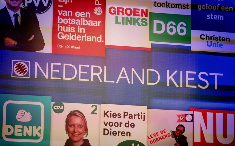 In alle provincies scoorde nieuwkomer Forum voor Democratie goed. Beeld ANP