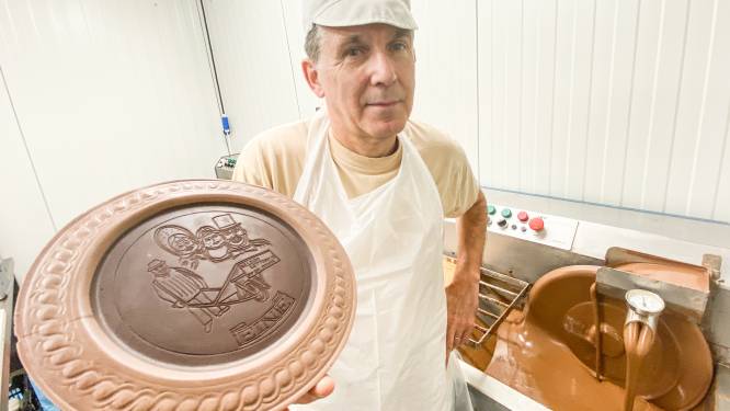Mietje Putties herdenkt 200ste verjaardag van Prosper De Maeght met bord in chocolade