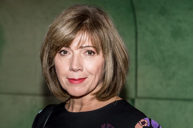 Janke Dekker, voormalig boegbeeld van Mores en de vrouw van NOS-anchor Tom Egbers, gaf een openhartig interview aan het AD naar aanleiding van de beschuldigingen aan het adres van haar man. Beeld Patrick Harderwijk/ANP