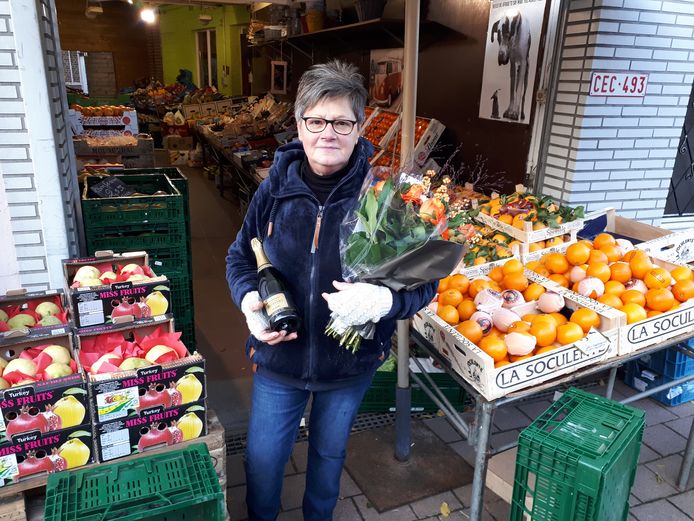 Geraardsbergen: Na 43 jaar stopt Marcia met haar groenten- en fruitwinkel Soraya in de Weverijstraat.
