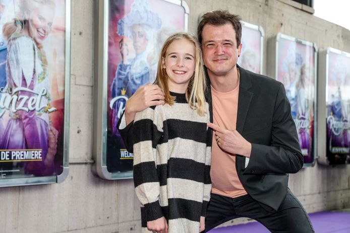 Kristof Goffin en zijn nichtje Lou.