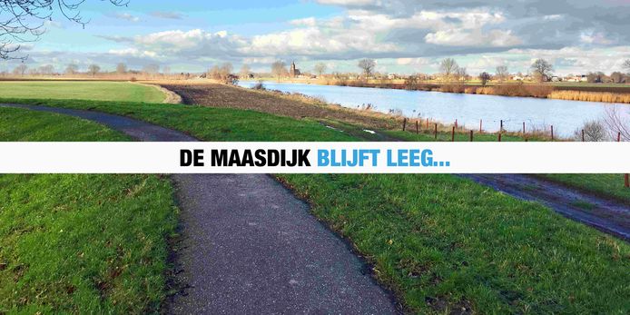 Boodschap van de organisatie op de website van De Maasdijk.