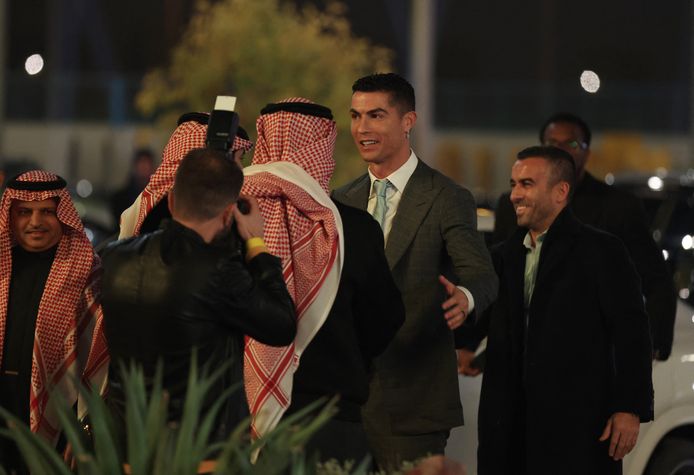 Cristiano Ronaldo con Ricardo Regoff.