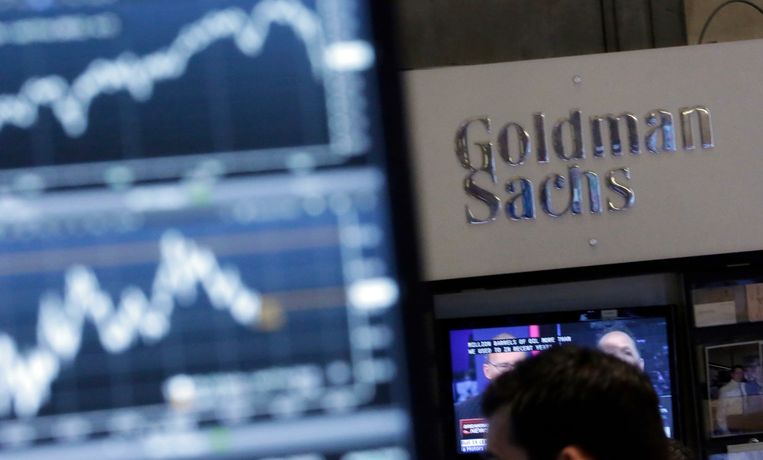Goldman Sachs laat het meeste werk op Wall Street doen door computers. Beeld AP