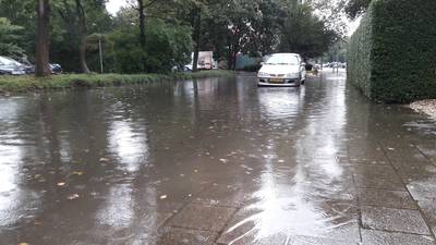 Wateroverlast in Ede door wolkbreuk