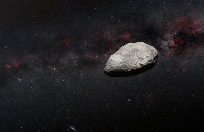 De James Webb-telescoop kon een beeld vastleggen van deze kleine asteroïde van amper 100 breed.