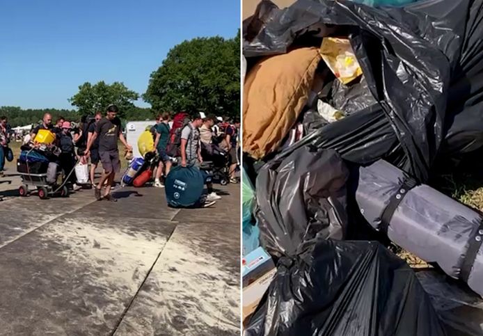 Camping Hive loopt leeg na vier dagen Rock Werchter.