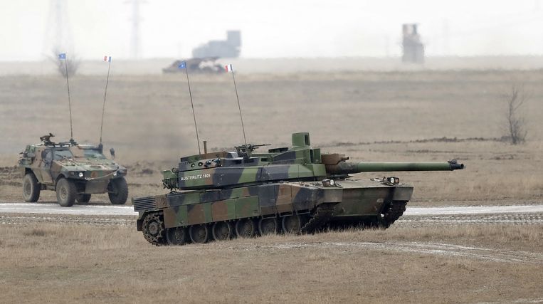 Een Franse Leclerc-tank. Beeld ANP / EPA