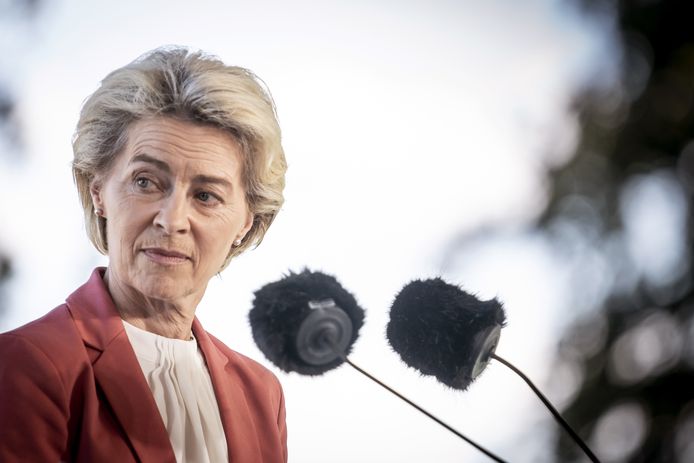 Voorzitster van de Europese Commissie, Ursula  von der Leyen.