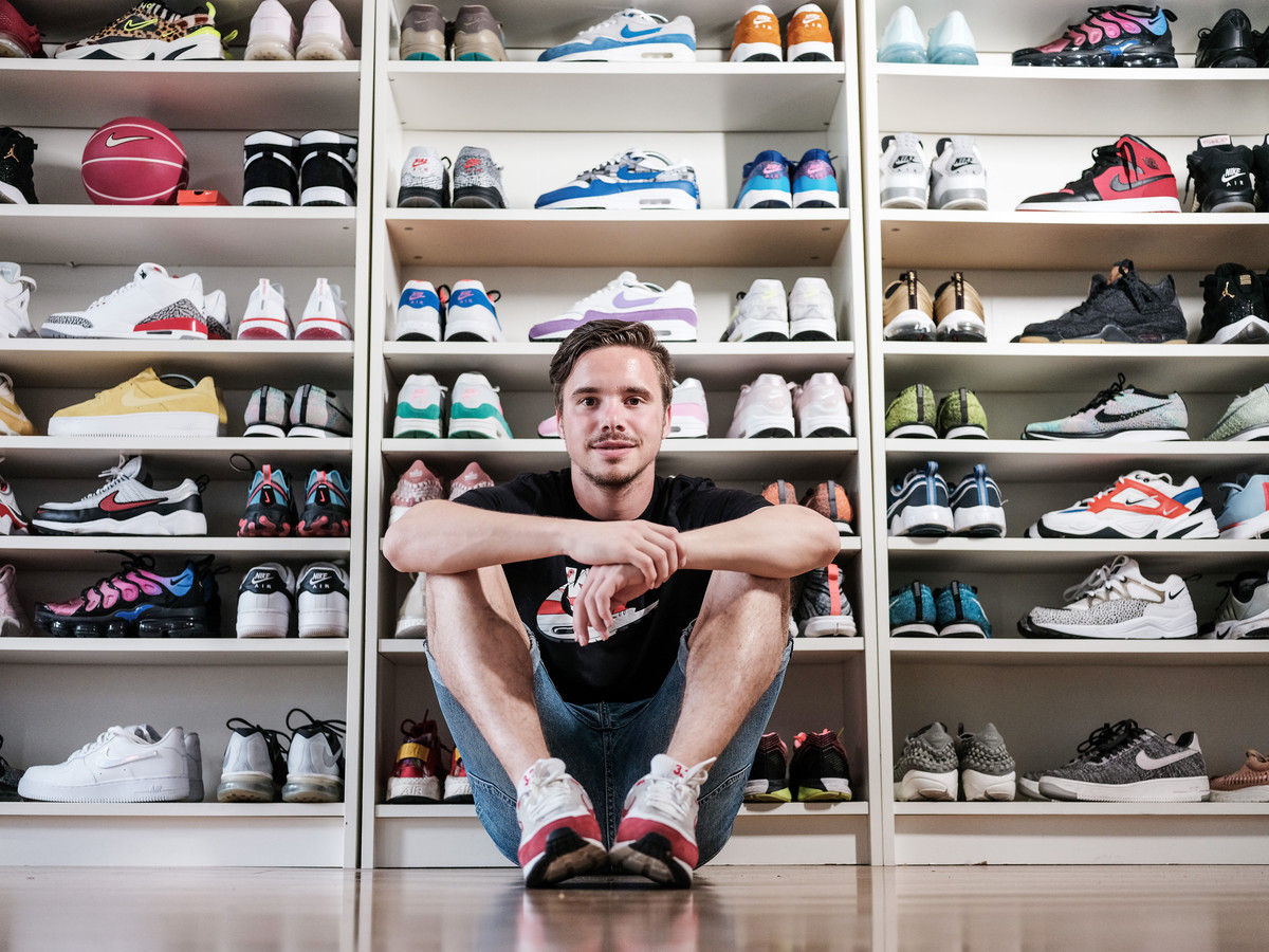 OBW speler Ian de Meijer wil naast sneakers ook prijzen in de kast Foto gelderlander