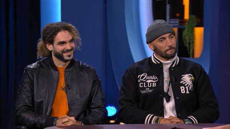 Adil El Arbi en Bilall Fallah in 'De Avondshow met Arjen Lubach' Beeld YouTube