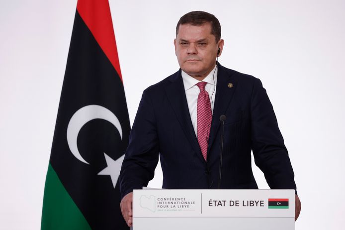 De Libische premier Abdelhamid Dbeibah.