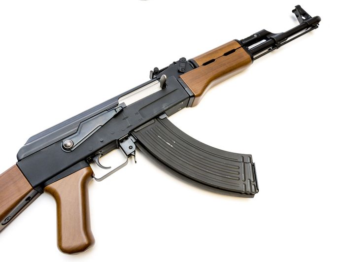 Replica van de AK-47 Kalasjnikov.