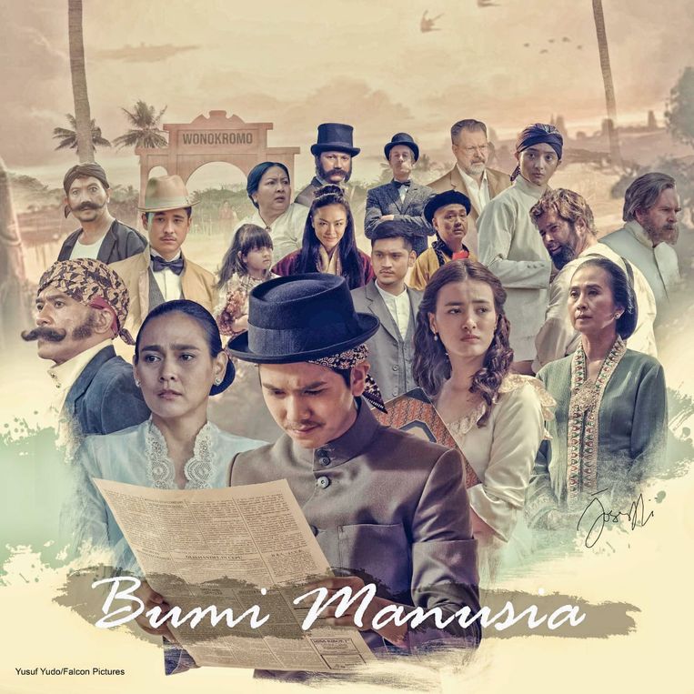 Affiche van ‘Bumi Manusia’ (‘Aarde der Mensen’).
 Beeld 