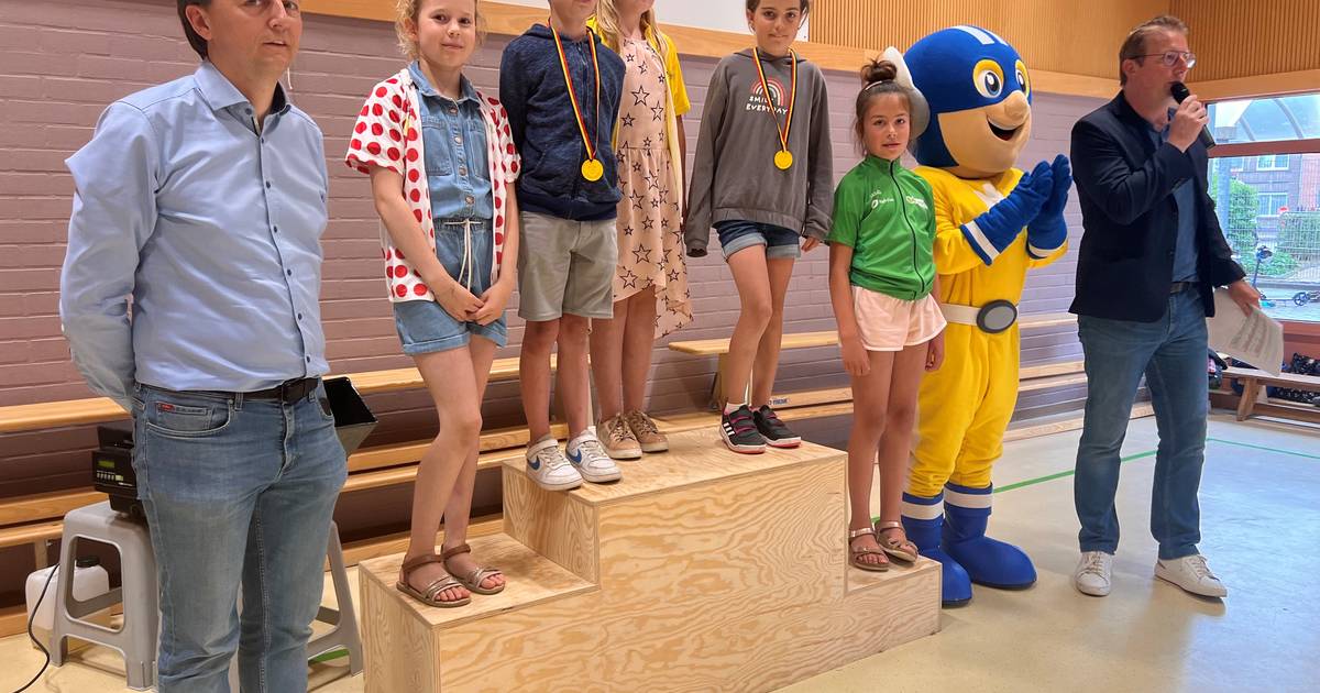 Schoolkinderen stappen en fietsen 140.000 kilometer dankzij High-Five ...