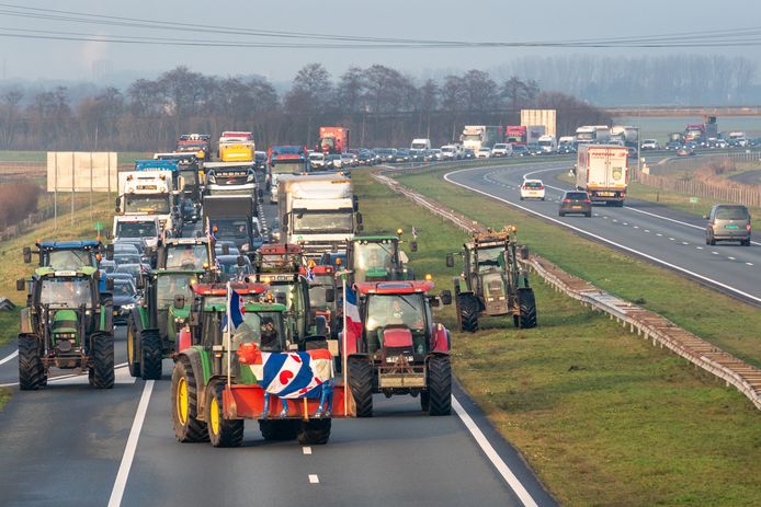 Nederland mag zich volgende week aan gelijkaardige wegblokkades verwachten.