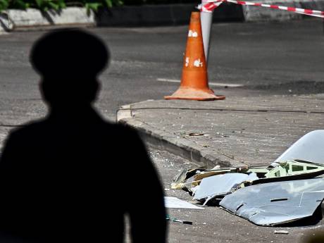 Un immeuble résidentiel touché par un drone en Russie