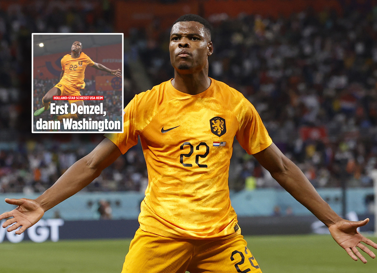 Internationale media bewieroken ‘Super Denzel Dumfries’ ‘Dit was een 5