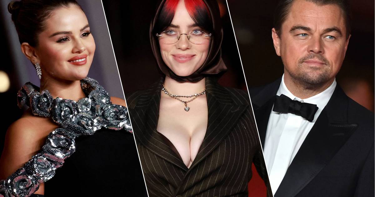 in the picture.  The Academy Museum Gala attracts big stars on the red carpet: Selena Gomez, Billie Eilish and Leonardo DiCaprio |  celebrities