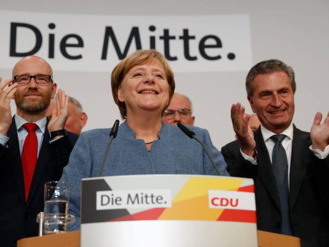 Merkel wint minder fors dan verwacht, extreemrechtse AfD wordt derde grootste partij