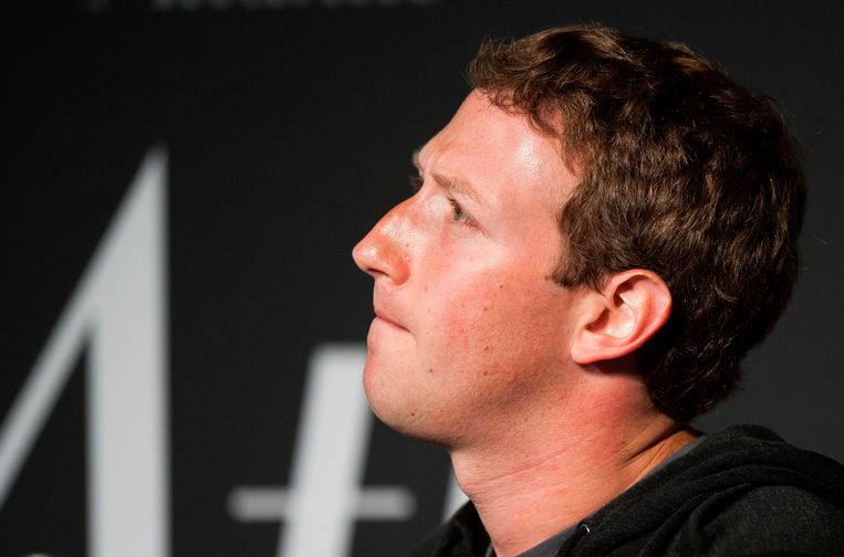 Facebook-CEO Mark Zuckerberg. Beeld AFP