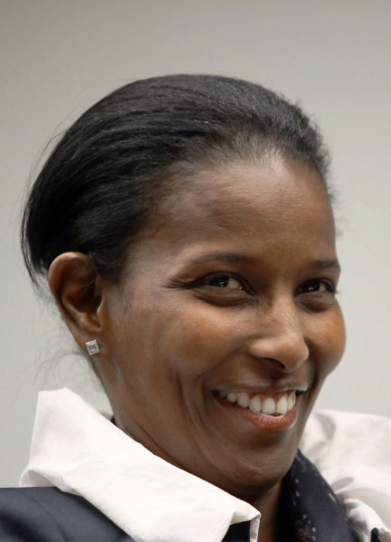 Ayaan Hirsi Ali is schrijfster. Zij was lid van de Tweede Kamer voor de VVD. Beeld AFP