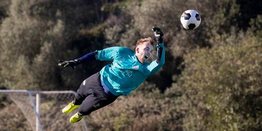 PSV keeper Hidde Jurjus.