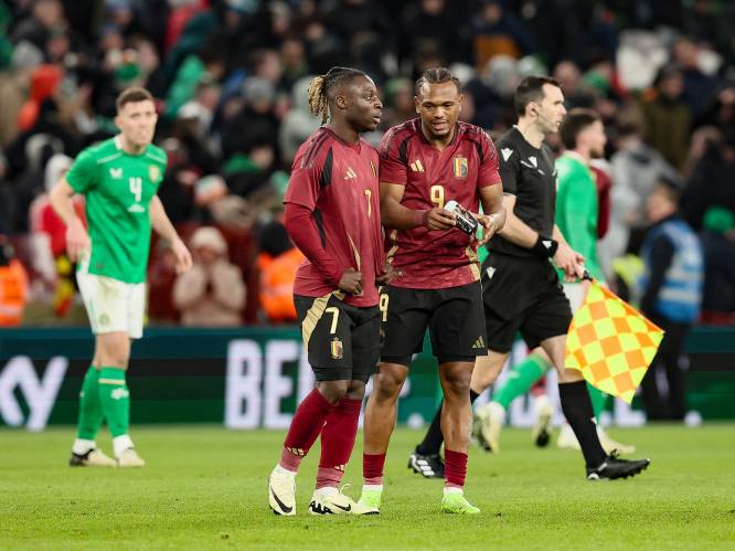 Zwak België stelt teleur in Ierland: experimentele Rode Duivels voetballen niks bij elkaar en mogen nog tevreden zijn met brilscore