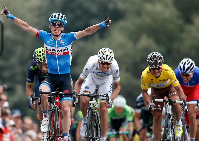Tom Jelte Slagter won vorig jaar twee etappes in Parijs-Nice. Beeld reuters