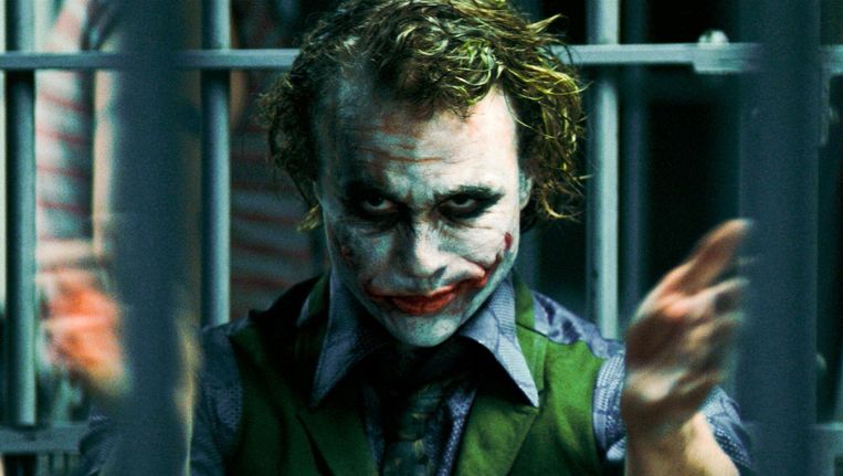 Heath Ledger als 'The Joker' in de Batmanfranchise. Beeld reuters