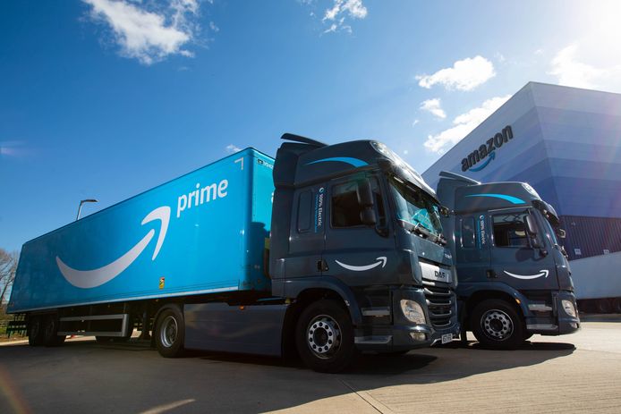 DAF meldde in maart een order voor vijf elektrische trucks voor Amazon in Engeland.