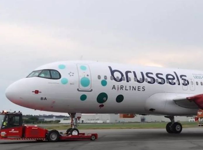 Gloednieuw vliegtuig van Brussels Airlines
