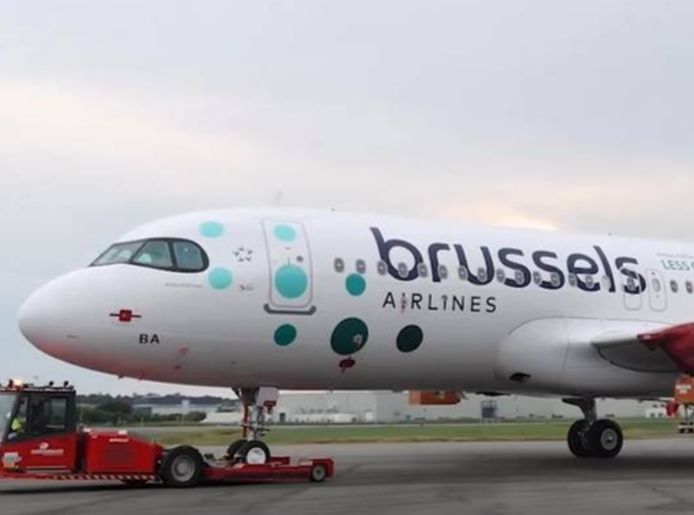 The new Brussels Airlines plane