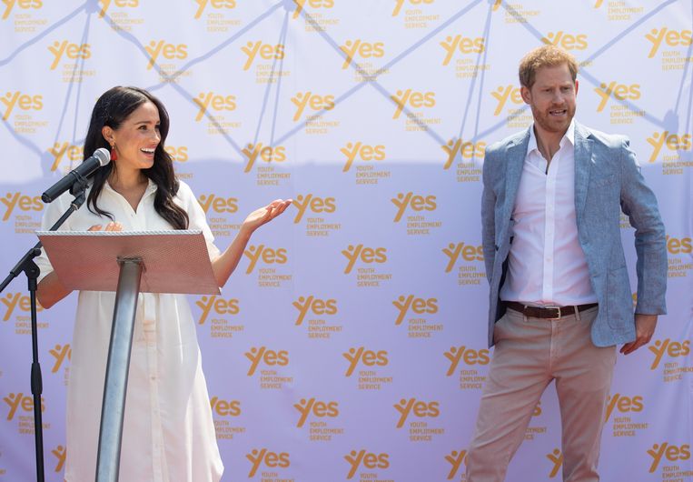 Prins Harry en Meghan Markle waren de afgelopen dagen op Royal Tour in Zuid-Afrika.  Beeld Photo News