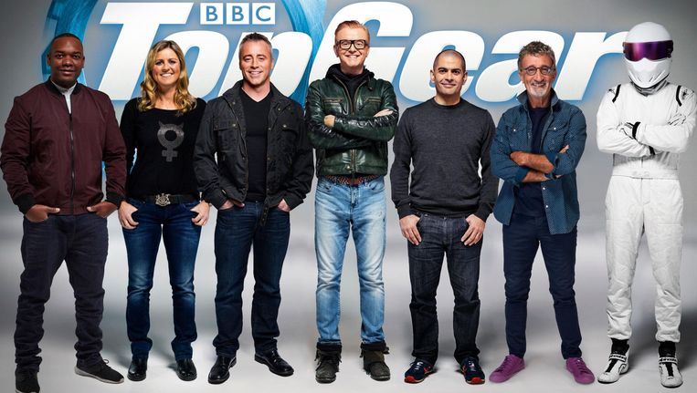 Het nieuwe Top Gear-team. Beeld  