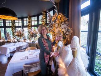 Vier vrachtwagens vol kerstbomen, engelen, rendieren en lampjes sieren hotel Hoog Holten: ‘Meer kerst dan hier wordt het niet’