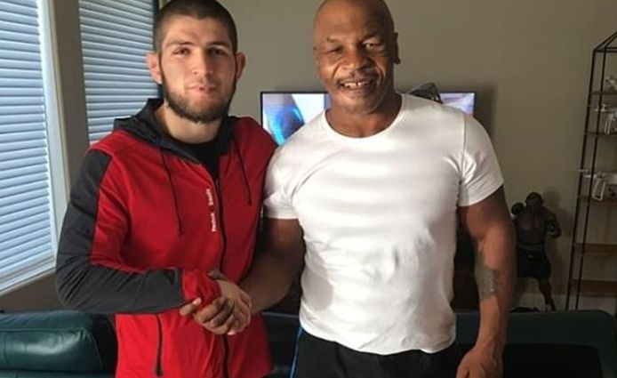 Tyson met Khabib Nurmagomedov, MMA-kampioen bij de lichtgewichten.