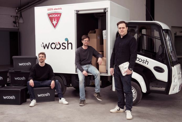 Alby Roseveare, Wouter Vandamme en Jeff Stubbe, het operationeel team van Woosh