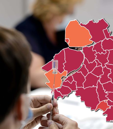 KAART | Besmettingscijfers blijven hoog: regio Noord- en Oost-Gelderland spant de kroon, Flevoland toont flinke daling