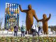 Bezoekers op de Floriade Expo in Almere