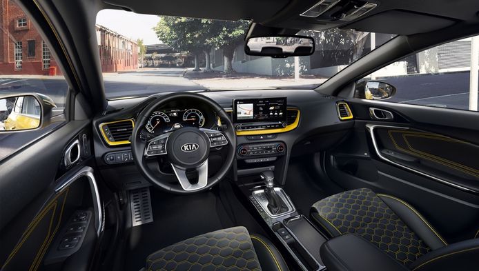 Het interieur van de Kia Xceed