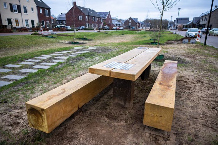 De picknicktafel met bordspellen in Dalfsen staat op de plek waar duizenden jaren geleden families samen kwamen.