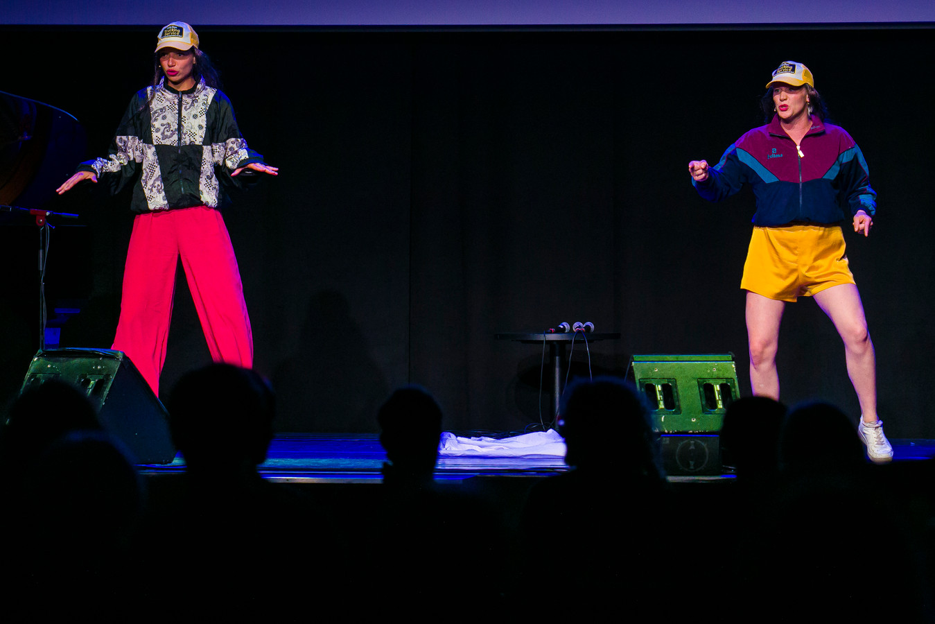Het duo Vlamousse trad 's avonds op tijdens The Funniest Festival Ever.