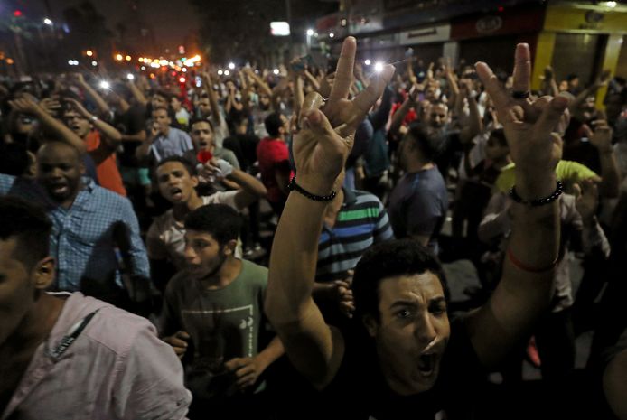 Protest in Caïro.