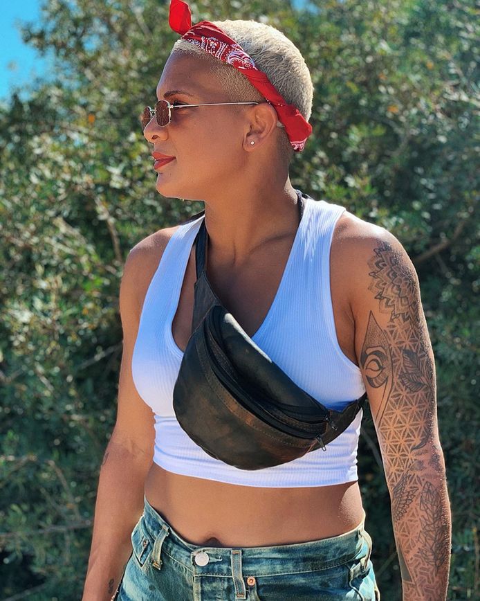 Shanice van de Sanden op Curacao.