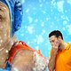 Waterpolosters aan druk ten onder