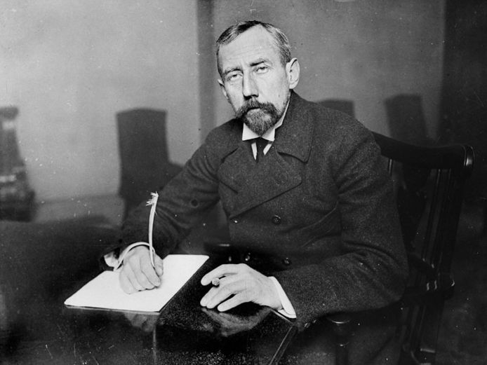 De Noorse held Amundsen bereikte als eerste de Zuidpool.