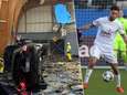 Le spectaculaire accident de Sofian Kiyine: la voiture du joueur d’OHL a décollé et fini sa course dans un hall omnisports à Flémalle 