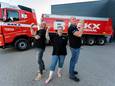 Truckrun Roosendaal keert zaterdag weer terug. Organisatoren Emil Jansen, Carola Goossens en Dirk van Dorst.