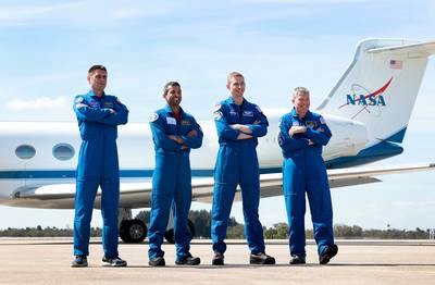Vier nieuwe bemanningsleden zetten koers naar ruimtestation ISS